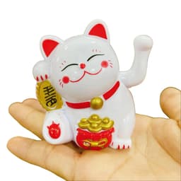 [Mua Sỉ 100] Mèo Thần Tài và Ông Thần Tài, Hũ Vàng Nhựa, trang trí tráp Oản, trang trí tháp tài lộc 4