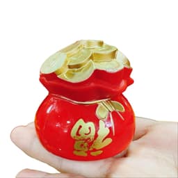 [Mua Sỉ 100] Mèo Thần Tài và Ông Thần Tài, Hũ Vàng Nhựa, trang trí tráp Oản, trang trí tháp tài lộc 5