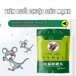 Viên đuổi chuột siêu mạnh - Hiệu quả ngay lập tức, an toàn không độc - Gói 10 Viên 4