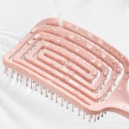 Lược N57 Chải Tóc Xoăn Gỡ Rối Mát Xa Da Đầu Tạo Kiểu Tóc Phồng Tiện Dụng - Lược Mát Xa Đầu Với Răng Lược Mềm Mại -260901 8