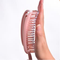 Lược N57 Chải Tóc Xoăn Gỡ Rối Mát Xa Da Đầu Tạo Kiểu Tóc Phồng Tiện Dụng - Lược Mát Xa Đầu Với Răng Lược Mềm Mại -260901 6
