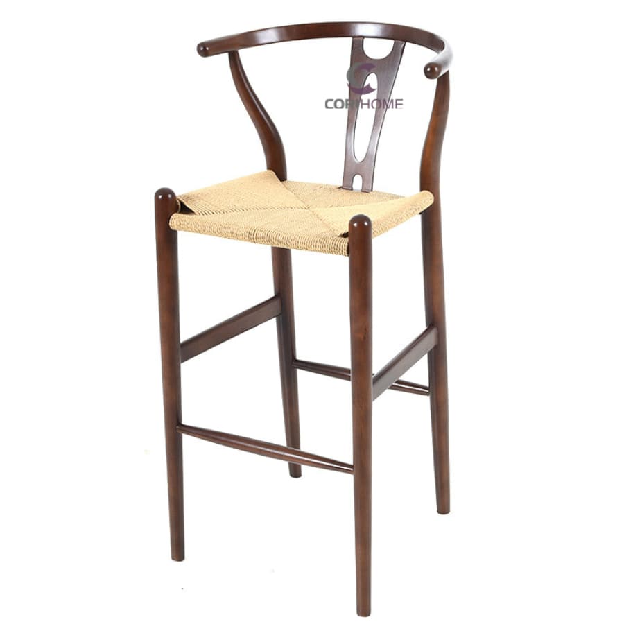 Ghế Bar Wishbone CORIHOME Được Chế Tác Với Ghế Cói Và Khung ỗ chắc Chắn
