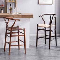 Ghế Bar Wishbone CORIHOME Được Chế Tác Với Ghế Cói Và Khung ỗ chắc Chắn 9