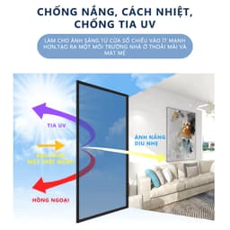 GOLDSTAR phim dán kính cách nhiệt，Giấy decal dán kính chống nắng nóng UV chống nhìn trộm 4
