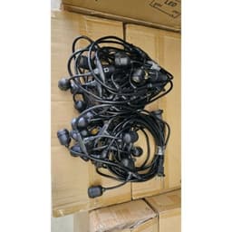 Dây đuôi đèn kín nước 10m 20 đuôi. Trang trí nhà cửa 2
