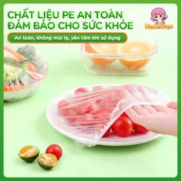 Bịch 300C Màng Bọc Thực Phẩm Xanh Việt Hannah Seyo Chất Liệu PE An Toàn Bảo Quản Thực Phẩm 2
