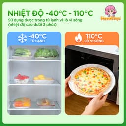 Bịch 300C Màng Bọc Thực Phẩm Xanh Việt Hannah Seyo Chất Liệu PE An Toàn Bảo Quản Thực Phẩm 6