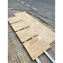 Ván Gỗ Ghép Cao su  dầy 12mm phủ bóng keo 1 mặt  giá rẻ . Dùng làm mặt bàn , kệ đựng đồ , tủ gỗ , .... CẮT THEO YÊU CẦU 7