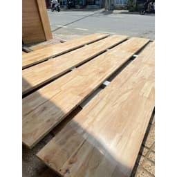 Ván Gỗ Ghép Cao su  dầy 12mm phủ bóng keo 1 mặt  giá rẻ . Dùng làm mặt bàn , kệ đựng đồ , tủ gỗ , .... CẮT THEO YÊU CẦU 8