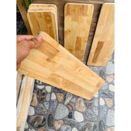 Ván Gỗ Ghép cao su dầy 12mm phủ keo 1 mặt  dùng làm kệ đựng đồ , kệ bếp , mặt bàn ......CẮT THEO YÊU CẦU 9