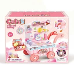 Đồ chơi xe bán kem 2 tầng có đèn nhạc cho bé 6