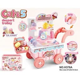 Đồ chơi xe bán kem 2 tầng có đèn nhạc cho bé 1