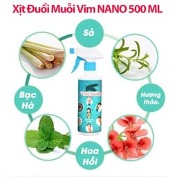 Xịt Đuổi Muỗi & Côn Trùng Vim Nano 500ml  – Tinh Dầu Tự Nhiên, An Toàn Cho Gia Đình 7