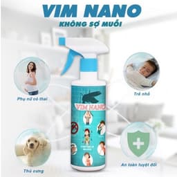 Xịt Đuổi Muỗi & Côn Trùng Vim Nano 500ml  – Tinh Dầu Tự Nhiên, An Toàn Cho Gia Đình 5