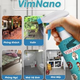 Xịt Đuổi Muỗi & Côn Trùng Vim Nano 500ml  – Tinh Dầu Tự Nhiên, An Toàn Cho Gia Đình 8
