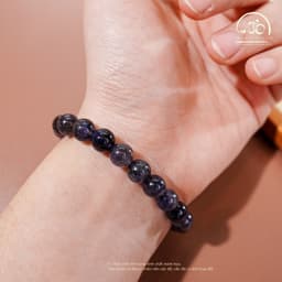 Ngọc Đan Tâm - Vòng Tay iolite 10mm 2A - Mệnh Thủy & Mệnh Mộc 3