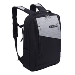 Balo Laptop Simple Carry P7 Chính Hãng, Balo Công Sở Chống Nước, Đựng Laptop 15.6 Inch, Màu Đen Phối Xám 3