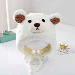 [3-30 THÁNG TUỔI] Mũ len tai gấu dễ thương cao cấp cho bé, mũ len ấm áp mùa đông CHO bé trai bé gái - M29 6