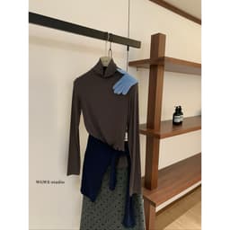 𝑨𝒏𝒏 𝑺𝒕𝒖𝒅𝒊𝒐 /𝐖𝐆𝐖𝐄/ Áo Thun Cổ Lọ Nữ WG.WE 7606, Áo Thun Cổ Cao Giữ Nhiệt Dài Tay Form Ôm Basic 6