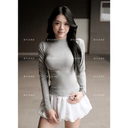[MÀU MỚI] Áo Thun Nữ Dài Tay Cổ Lọ 3 Phân Co Giãn 4 Chiều Mềm Mịn Ôm Body BYJANE – 804 5