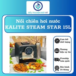 Nồi chiên hơi nước KALITE STEAM STAR - Công suất 1635W, Dung tích 15 lít, 3 trong 1 (Hấp, Nướng, Chiên) -Hàng chính hãng 1
