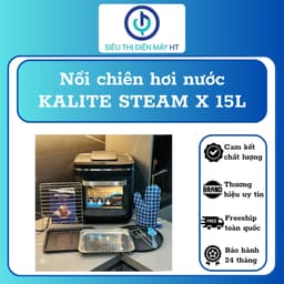 Nồi chiên hơi nước KALITE STEAM X - Công suất 1635W, Dung tích 15 lít, 3 trong 1 (Hấp, Nướng, Chiên) - Hàng chính hãng 1