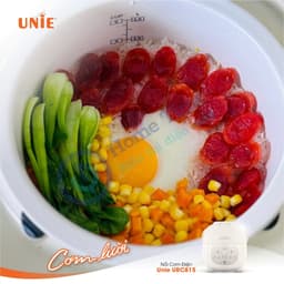 Nồi Cơm Điện Tử Unie URC815 - Dung tích 1.5L, Công suất 700W, Lòng Nồi Gốm Tự Nhiên, Ủ Ấm 3D - Hàng chính hãng 4