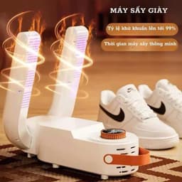 Máy Sấy Giầy Khử Mùi Đa Năng Giày Tất Găng Tay Bằng Tia Cực Tím Loại Cao Cấp Nhiệt Toả Đều Không Gây Hư Hỏng Giày 8