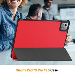 [Ảnh Thật] Bao Da MTB Xia0mi Mi PAD 7S PRO 12.5" 2025 Gấp 3 Khúc Lưng Cứng Có Nam Châm 3
