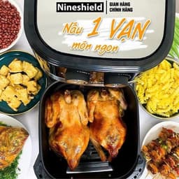 Nồi chiên không dầu Nineshield KB9001 bản điện tử dung tích 15L, chiên nướng 2 trong 1 với 8 chức năng nhập khẩu Nhật 3