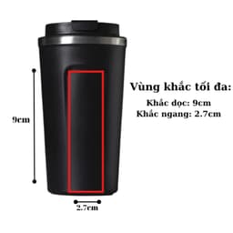 KHẮC TÊN - Bình Giữ Nhiệt, Cốc Giữ Nhiệt 510ml Bằng SUS304 Khắc Tên Theo Yêu Cầu 5