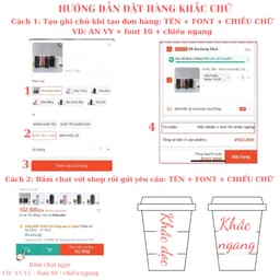 KHẮC TÊN - Bình Giữ Nhiệt, Cốc Giữ Nhiệt 510ml Bằng SUS304 Khắc Tên Theo Yêu Cầu 8