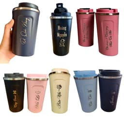 KHẮC TÊN - Bình Giữ Nhiệt, Cốc Giữ Nhiệt 510ml Bằng SUS304 Khắc Tên Theo Yêu Cầu 9