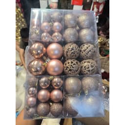 Hộp châu vali 100 trái đồ trang trí cây thông noel nhiều size và mẫu 4
