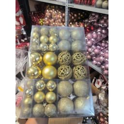 Hộp châu vali 100 trái đồ trang trí cây thông noel nhiều size và mẫu 6