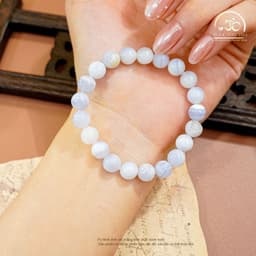 Ngọc Đan Tâm - Vòng Tay Mã Não Xanh Lace 8mm 3A - Mệnh Mộc, Mệnh Thuỷ 2