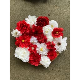 Set 20 đầu bông hoa mix các mẫu,  nhiều tone màu trang trí hộp quà, decor, giỏ hoa quả..(MIX HOA NGẪU NHIÊN) 9