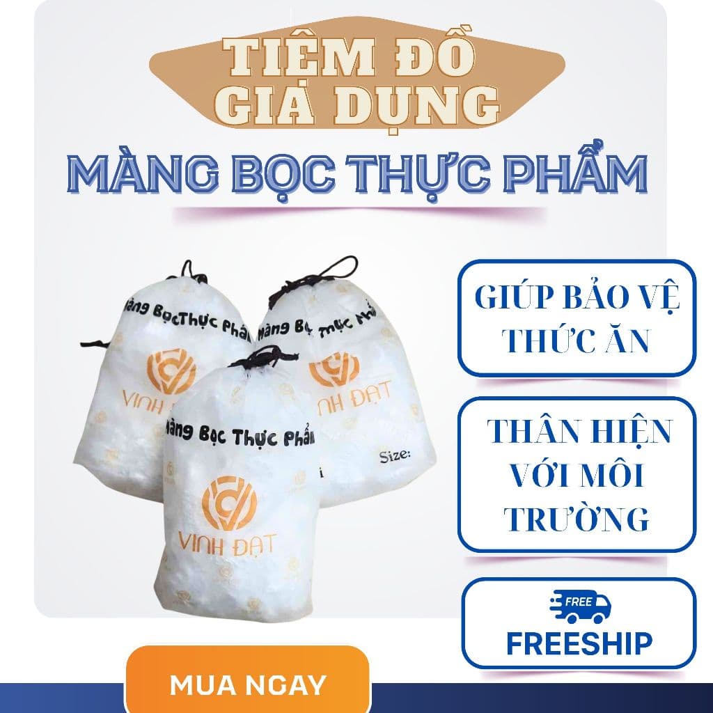 Túi Màng Bọc Thực Phẩm Vinh Đạt , Tiện lợi giúp bảo quảng thức ăn có size 38-46