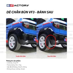 Chắn Bùn VinFast VF3 Trước Sau Nhựa ABS Cao Cấp Chuẩn Form, Ốp Chắn Bùn Xe Ô Tô VF3 (Bộ 4 Miếng) Có Ship Hỏa Tốc 7
