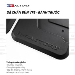 Chắn Bùn VinFast VF3 Trước Sau Nhựa ABS Cao Cấp Chuẩn Form, Ốp Chắn Bùn Xe Ô Tô VF3 (Bộ 4 Miếng) Có Ship Hỏa Tốc 5