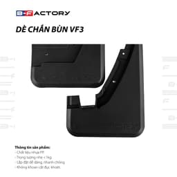 Chắn Bùn VinFast VF3 Trước Sau Nhựa ABS Cao Cấp Chuẩn Form, Ốp Chắn Bùn Xe Ô Tô VF3 (Bộ 4 Miếng) Có Ship Hỏa Tốc 4