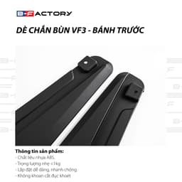 Chắn Bùn VinFast VF3 Trước Sau Nhựa ABS Cao Cấp Chuẩn Form, Ốp Chắn Bùn Xe Ô Tô VF3 (Bộ 4 Miếng) Có Ship Hỏa Tốc 6