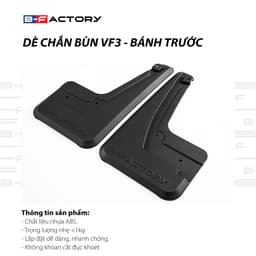 Chắn Bùn VinFast VF5 Nhựa Dẻo Cao Cấp, Ốp Chắn Bùn Bánh Xe VF5 (Bộ 4 Miếng Kèm Ốc Vít) Có Ship Hỏa Tốc 2