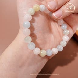 Ngọc Đan Tâm - Vòng Tay Phong Thủy Đá Morgan 8mm 2A - 2 - Tình Yêu, Hạnh Phúc - Mệnh Hỏa, Mệnh Thổ 4