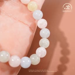 Ngọc Đan Tâm - Vòng Tay Phong Thủy Đá Morgan 8mm 2A - 2 - Tình Yêu, Hạnh Phúc - Mệnh Hỏa, Mệnh Thổ 6
