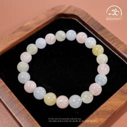 Ngọc Đan Tâm - Vòng Tay Phong Thủy Đá Morgan 8mm 2A - 2 - Tình Yêu, Hạnh Phúc - Mệnh Hỏa, Mệnh Thổ 2