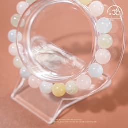 Ngọc Đan Tâm - Vòng Tay Phong Thủy Đá Morgan 8mm 2A - 2 - Tình Yêu, Hạnh Phúc - Mệnh Hỏa, Mệnh Thổ 7