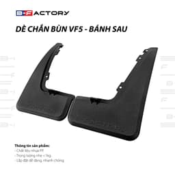 Chắn Bùn VinFast VF5 Nhựa Dẻo Cao Cấp, Ốp Chắn Bùn Bánh Xe VF5 (Bộ 4 Miếng Kèm Ốc Vít) Có Ship Hỏa Tốc 3
