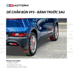 Chắn Bùn VinFast VF5 Nhựa Dẻo Cao Cấp, Ốp Chắn Bùn Bánh Xe VF5 (Bộ 4 Miếng Kèm Ốc Vít) Có Ship Hỏa Tốc 6