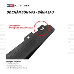 Chắn Bùn VinFast VF5 Nhựa Dẻo Cao Cấp, Ốp Chắn Bùn Bánh Xe VF5 (Bộ 4 Miếng Kèm Ốc Vít) Có Ship Hỏa Tốc 7